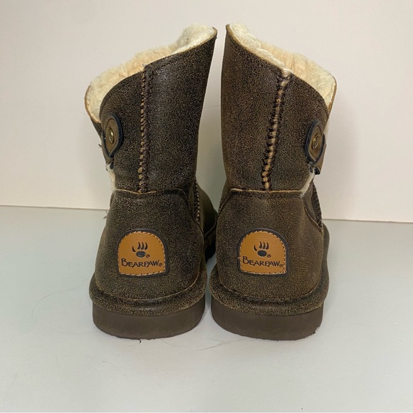 Bearpaw Margaery Boot Chestnut Distressed size 6 - Picture 4 of 10